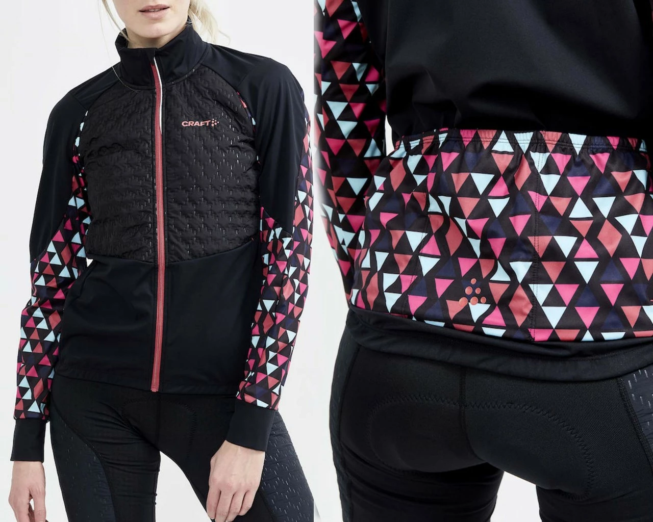 Craft Adv Bike SubZ Damen Jacke Langarm | Black-multi – Bild 3