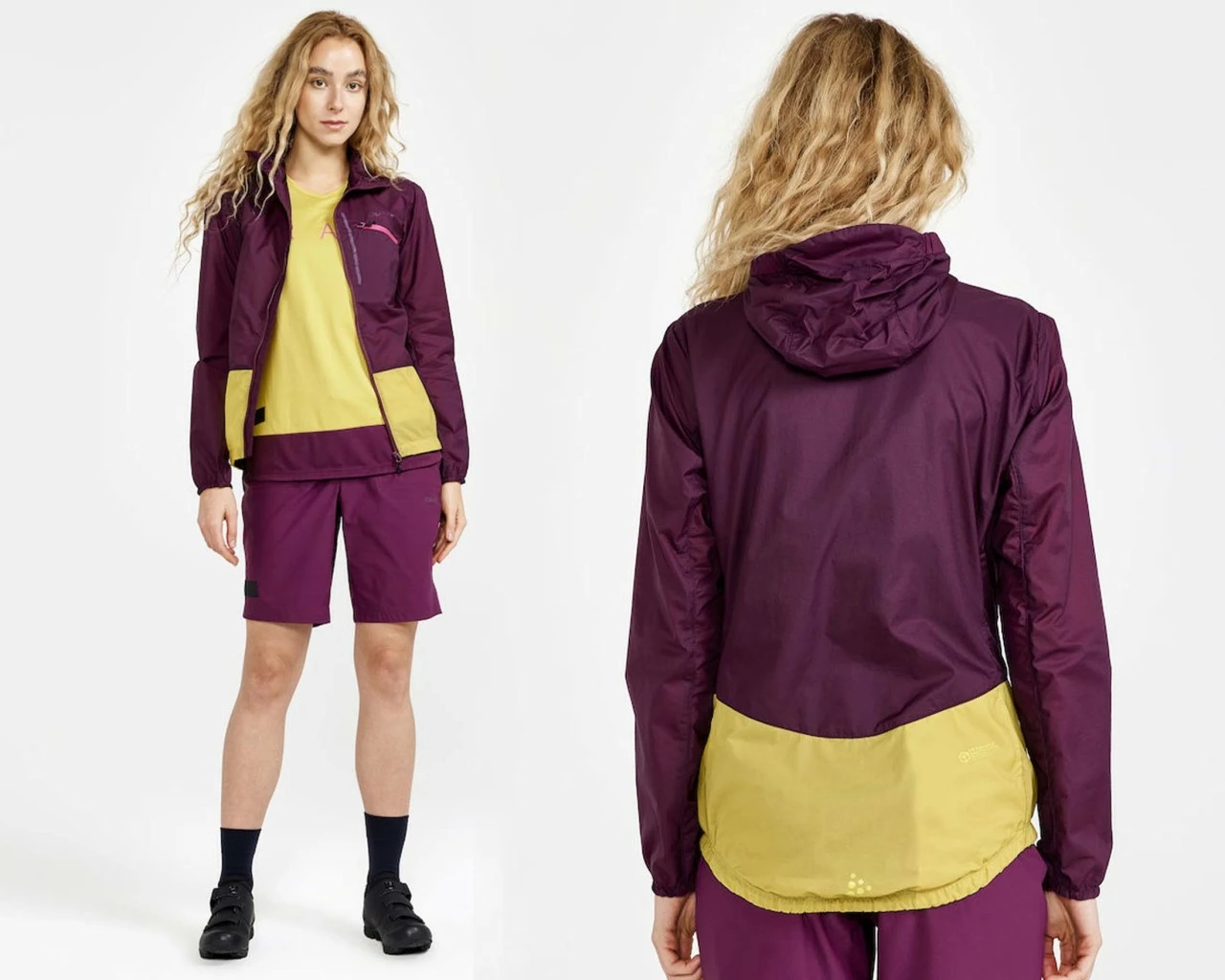 Craft Adv Offroad Damen Windjacke | Burgundy-cress 4 Craft Adv Offroad Damen Windjacke | Burgundy-cress – Bild 2