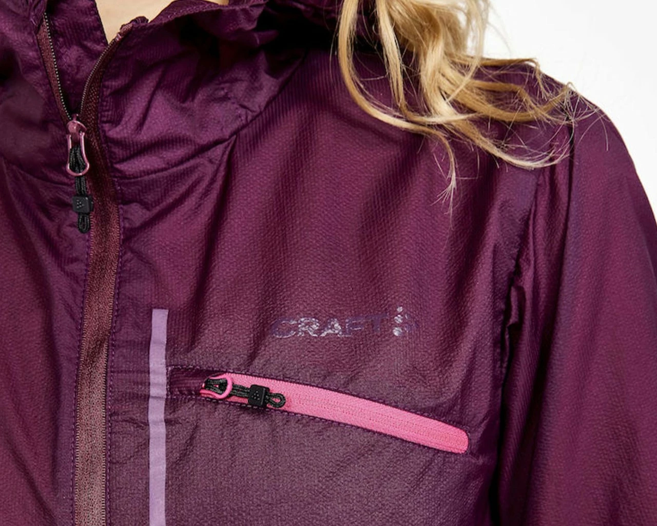 Craft Adv Offroad Damen Windjacke | Burgundy-cress 6 Craft Adv Offroad Damen Windjacke | Burgundy-cress – Bild 4