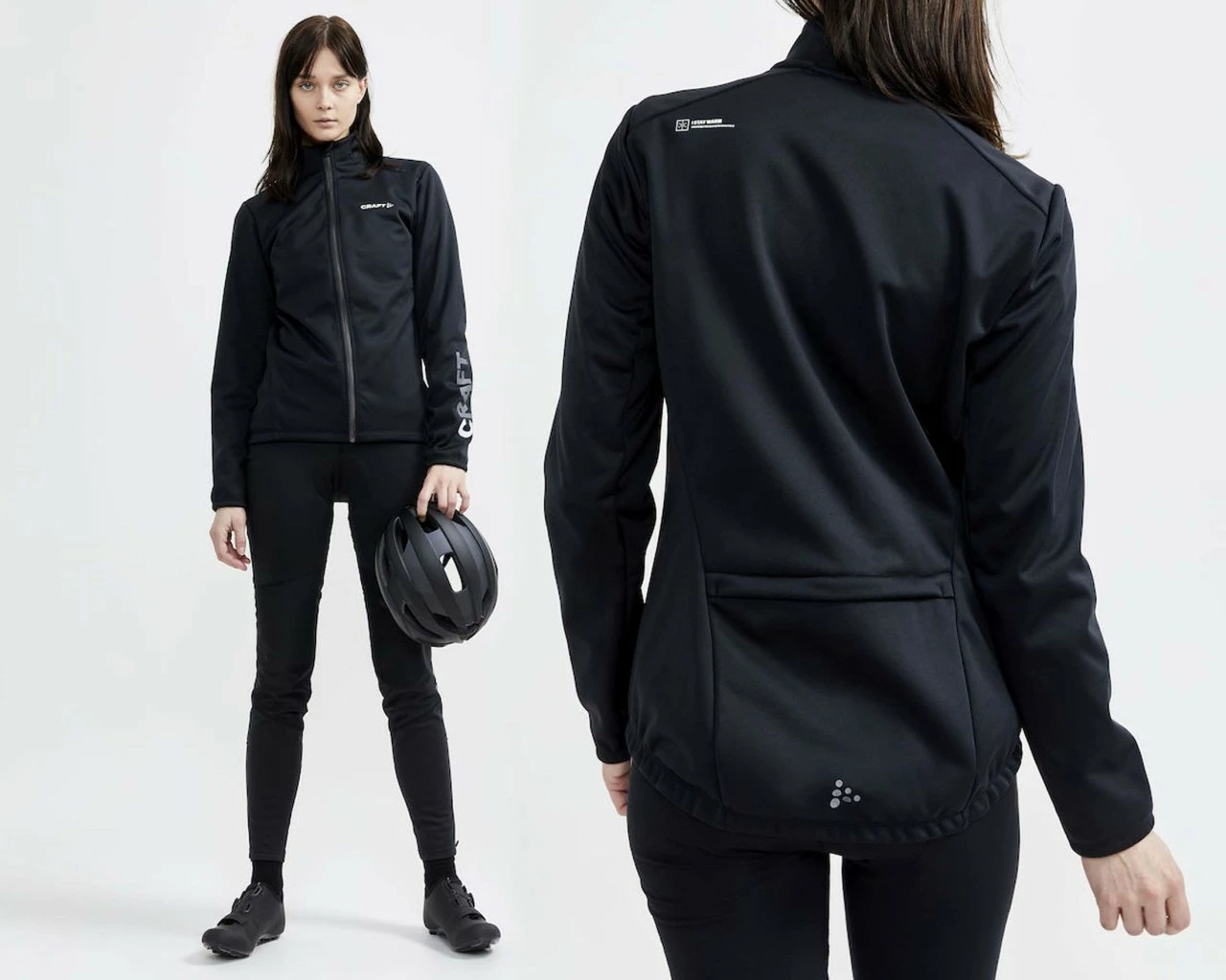 Craft Core Bike SubZ Damen Jacke Langarm | Black 4 Craft Core Bike SubZ Damen Jacke Langarm | Black – Bild 2