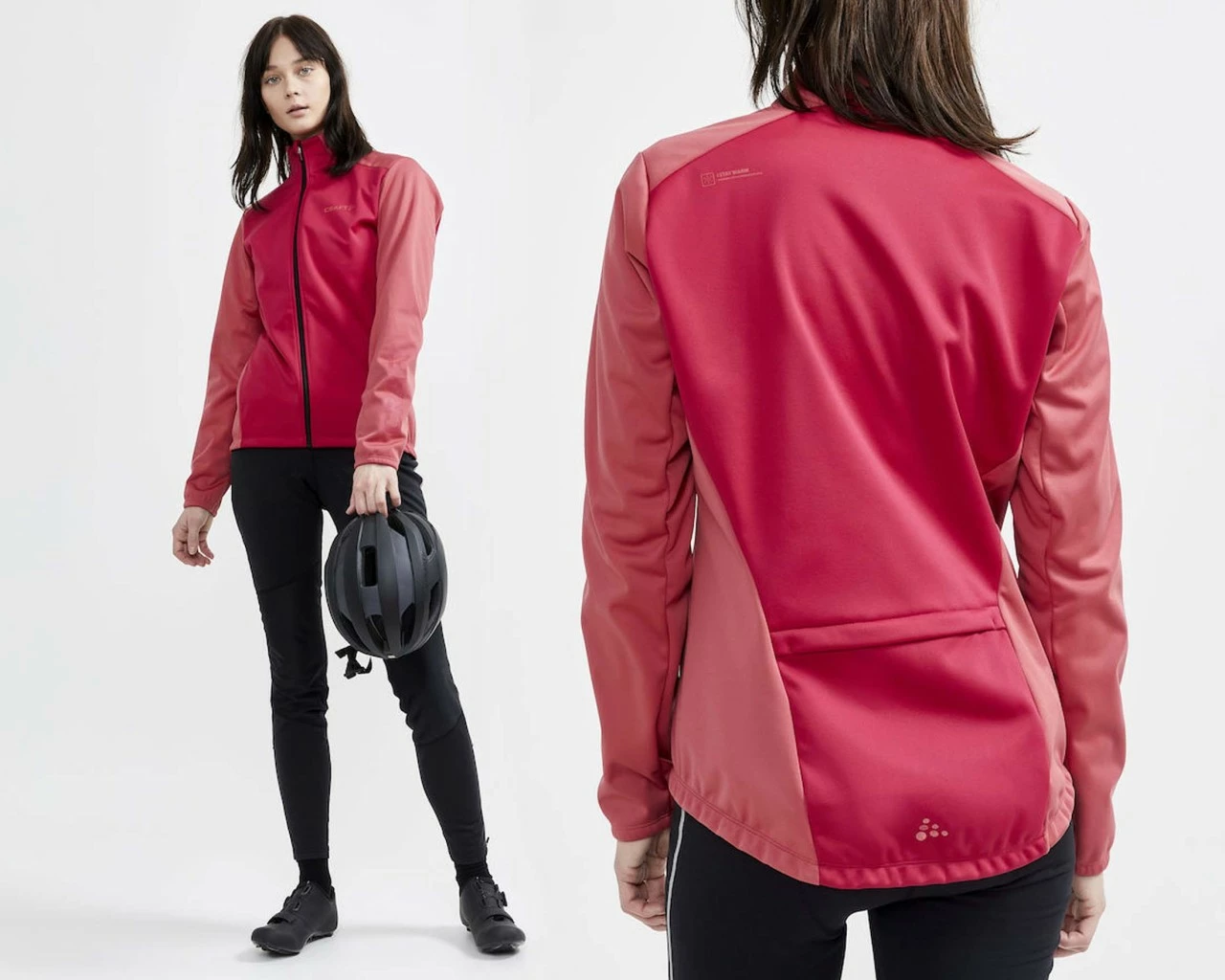 Craft Core Bike SubZ Damen Jacke Langarm | Rose-machine 4 Craft Core Bike SubZ Damen Jacke Langarm | Rose-machine – Bild 2