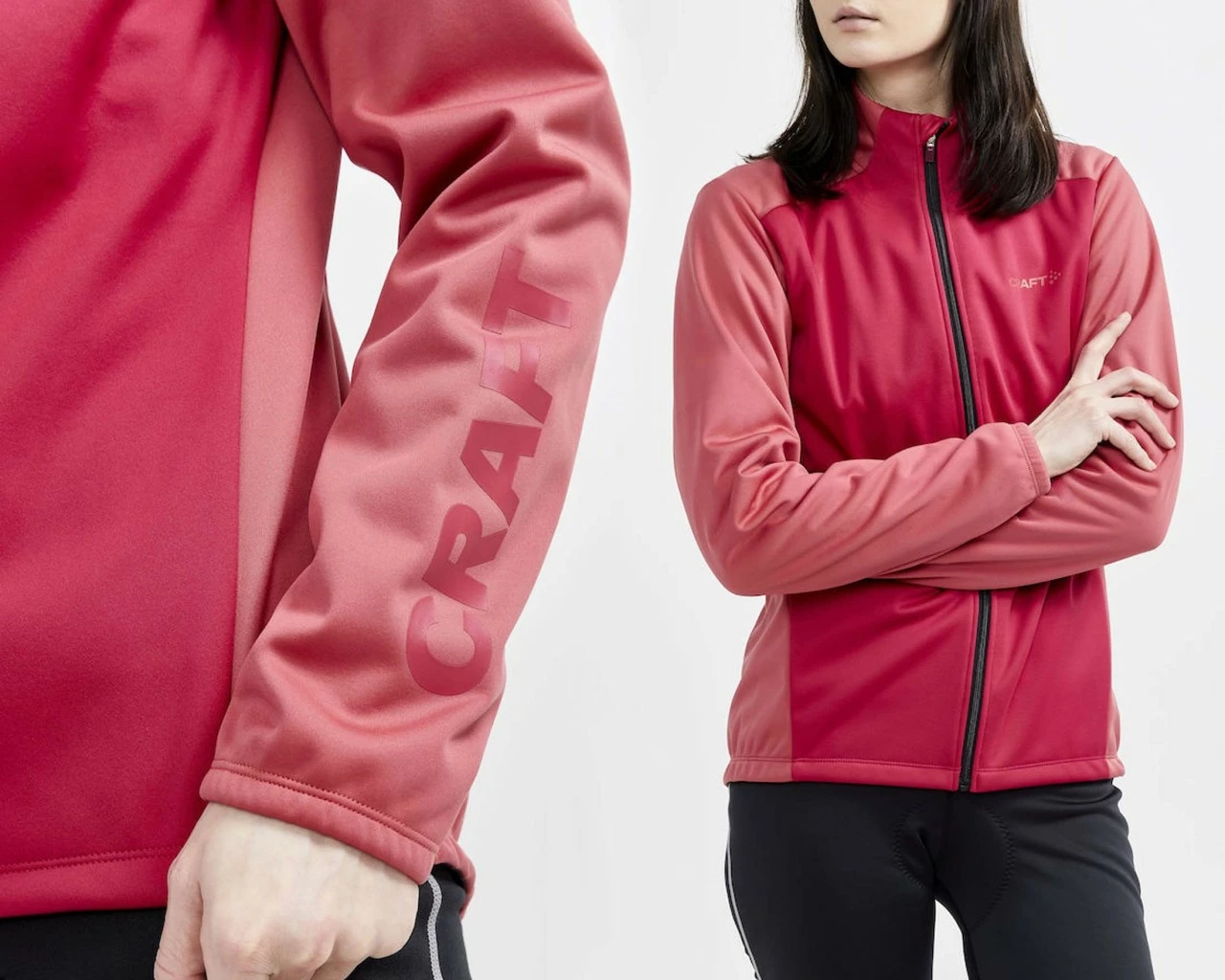 Craft Core Bike SubZ Damen Jacke Langarm | Rose-machine 5 Craft Core Bike SubZ Damen Jacke Langarm | Rose-machine – Bild 3