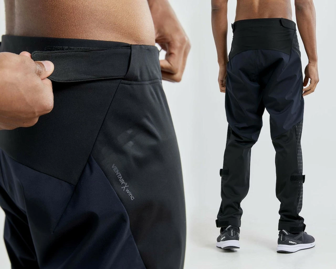 Craft Hale Hydro Pants - Wind/wasserabweisende Hose | Black – Bild 3