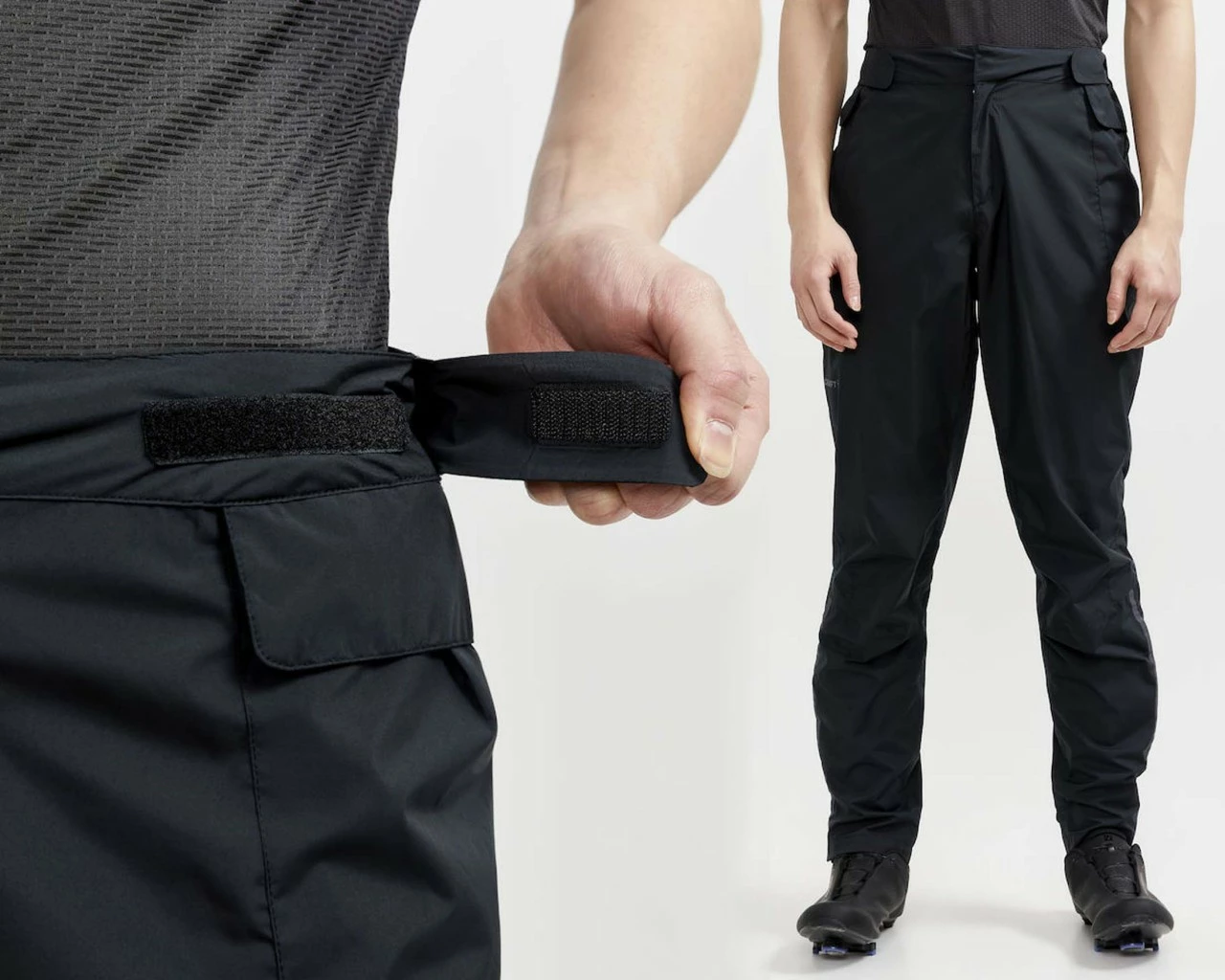 Craft Hale Hydro Pants - Wind/wasserabweisende Hose | Black – Bild 3