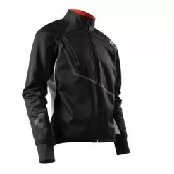 Cube Blackline Softshell Jacke | Schwarz/weiß/rot