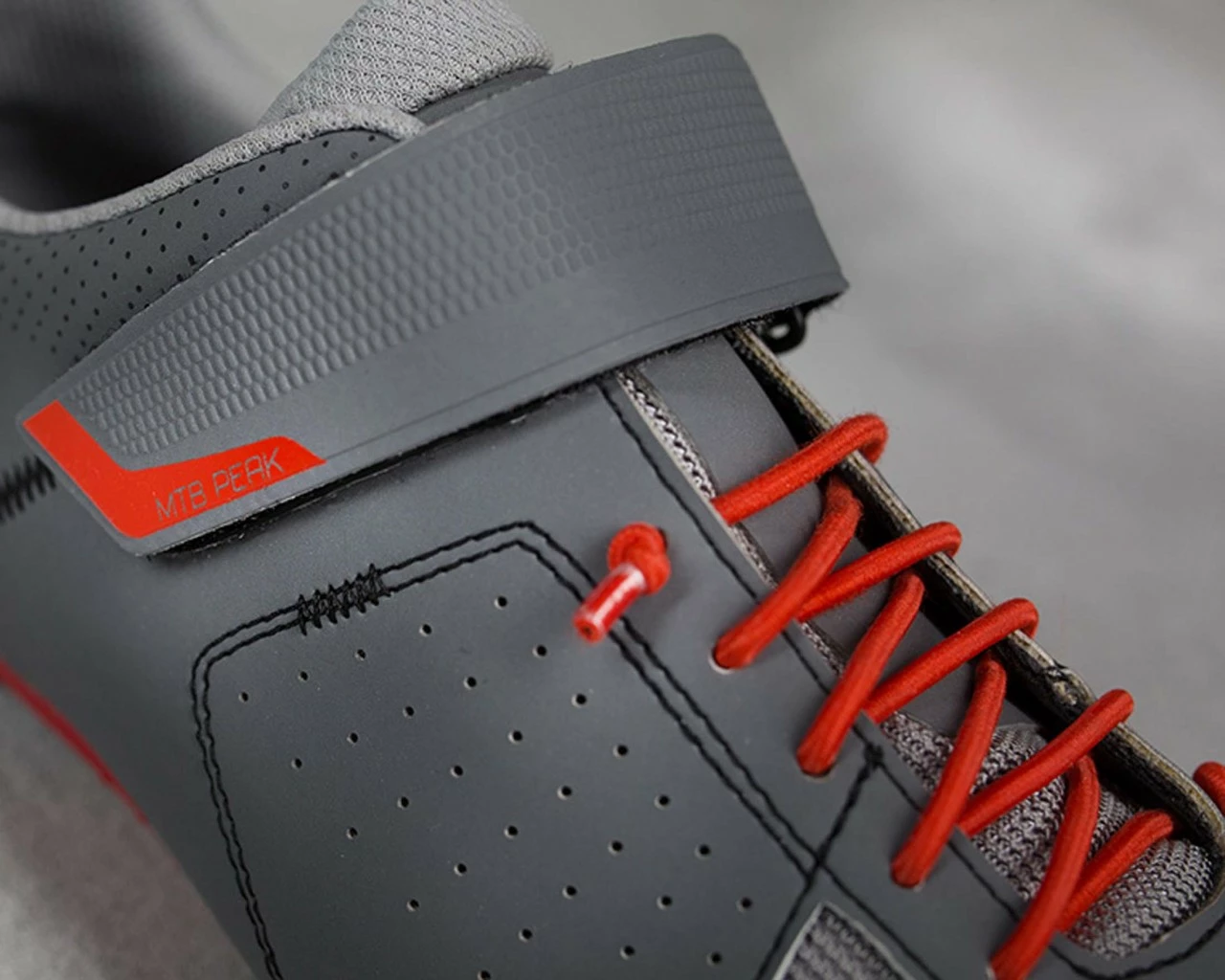 Cube PEAK MTB Schuhe | Grey N Cherry Tomato – Bild 9