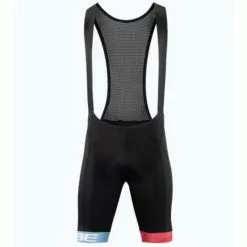 Cube Teamline Bib-Shorts | Black´n´blue´n´red