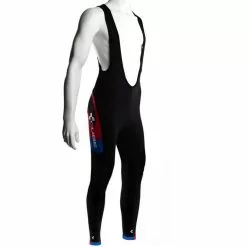 Cube Teamline Bib Tight Men | White-black-blue-red