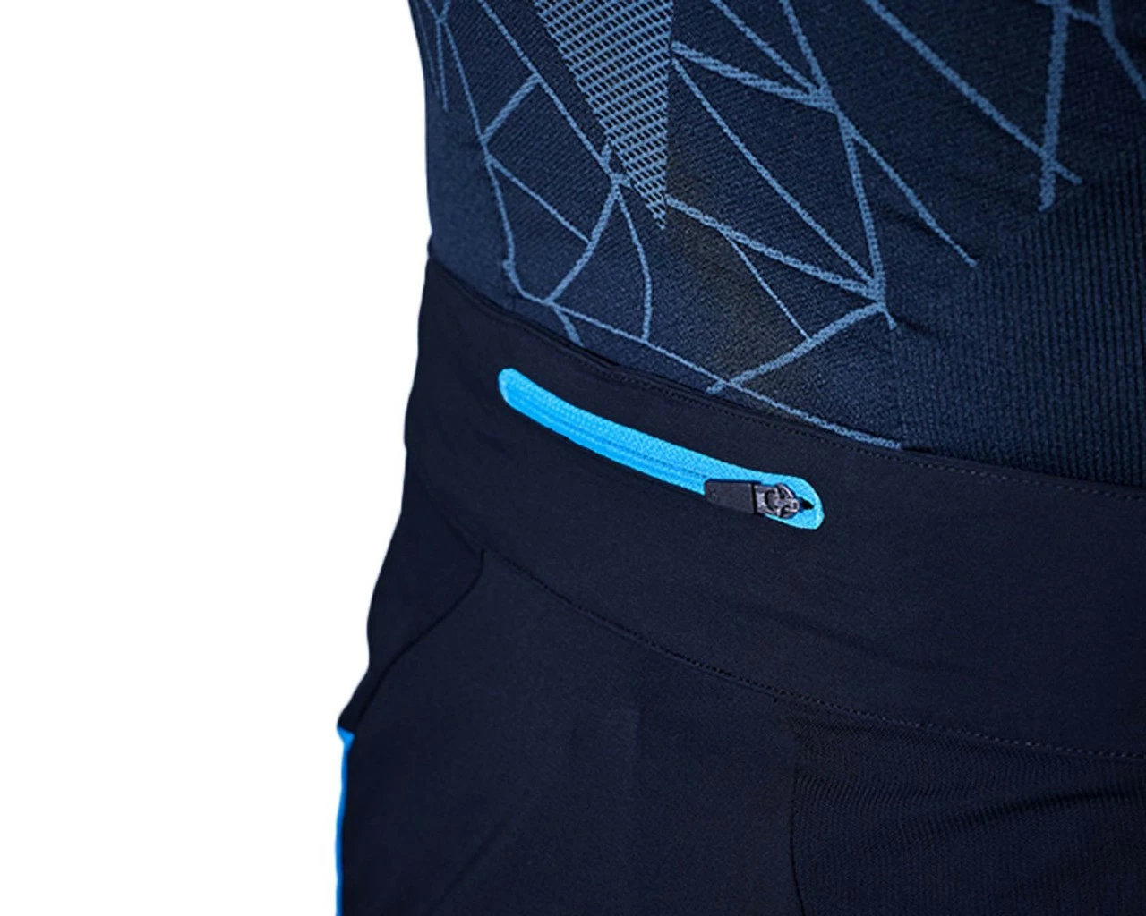 Cube Teamline Shorts | Black N Blue N Red – Bild 5