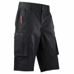 Cube Work Shorts | Schwarz/rot