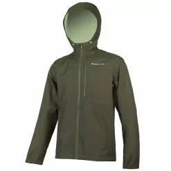 Endura Hummvee Wasserdichte Kapuzenjacke | Bottle Green