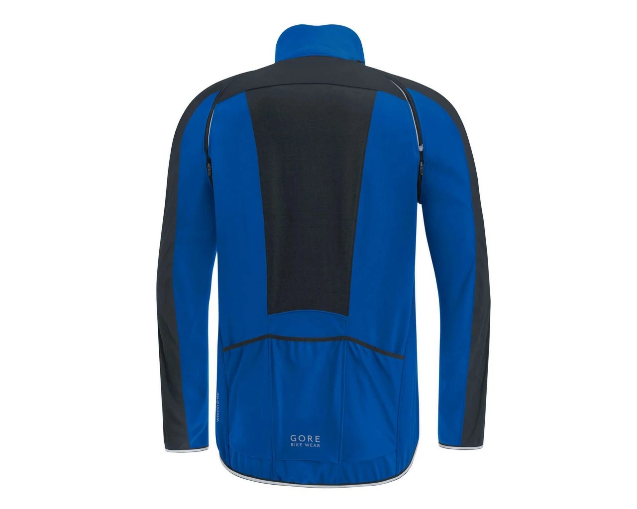Gore Bike Wear Phantom Plus Windstopper Zip-Off Jacke - Passform Comfort | Brilliant Blue-black – Bild 2