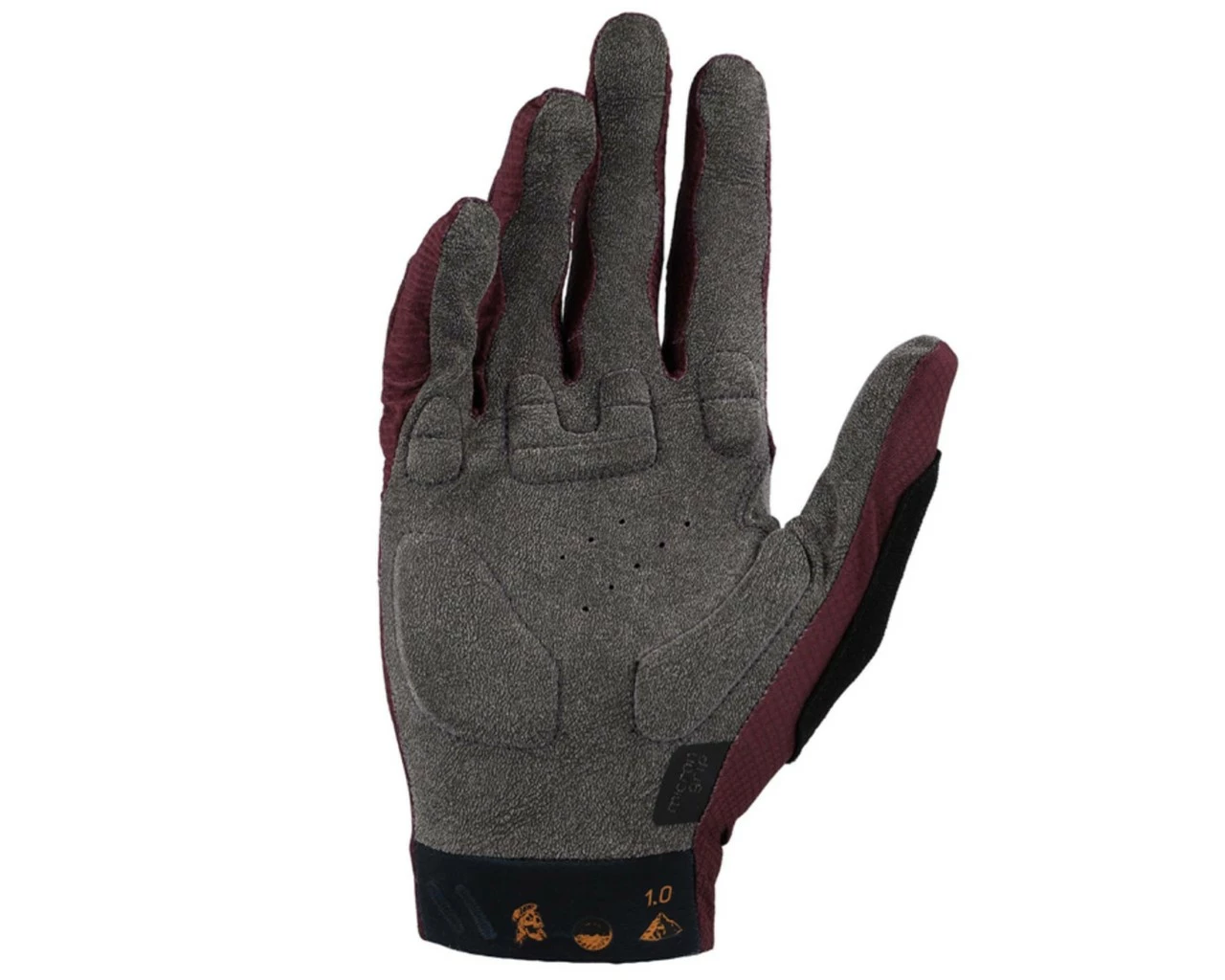 Leatt MTB 1.0 Padded Palm Handschuhe Langfinger | Malbec – Bild 2