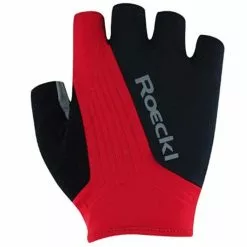 Roeckl Belluno Handschuhe Kurzfinger | Black-fiery Red