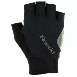 Roeckl Ivory Rennrad Handschuhe Kurzfinger | Black