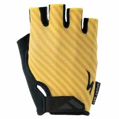 Specialized BG Sport Gel Damen Handschuhe Kurzfinger | Brassy Yellow Stripe