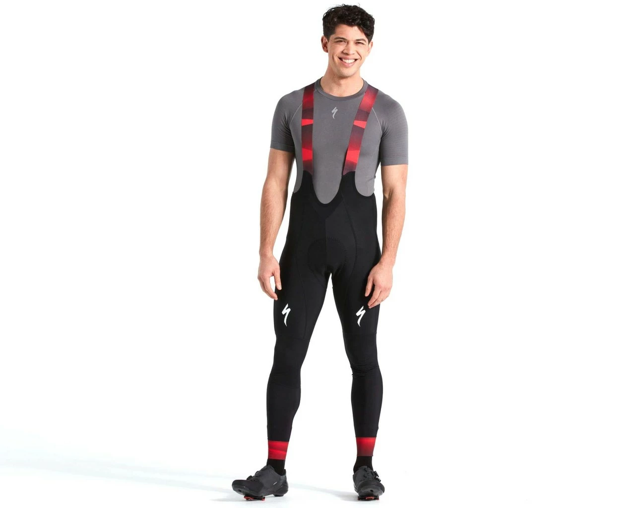 Specialized Factory Racing SL Expert Team Thermal Bib Tights | Black-red